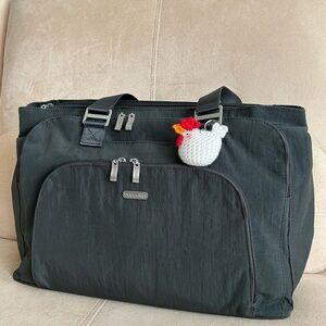 Baggallini Large Carryall Shoulder Bag, Trolley Sleeve |Work, Travel, Diaper Bag